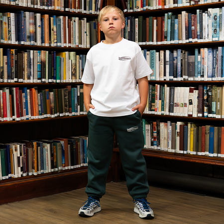 Junior Senesi Jogger - Green/Ecru