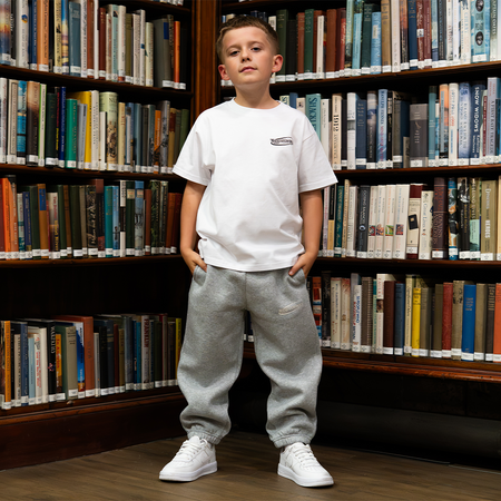 Junior Senesi Jogger - Grey/Ecru