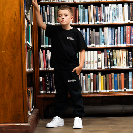 Junior Senesi T-Shirt- Black/Ecru