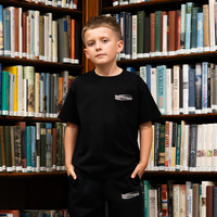 Junior Senesi T-Shirt- Black/Ecru