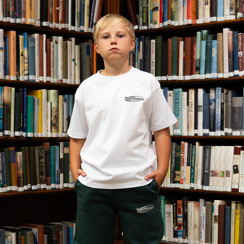 Junior Senesi T-Shirt- White/Green