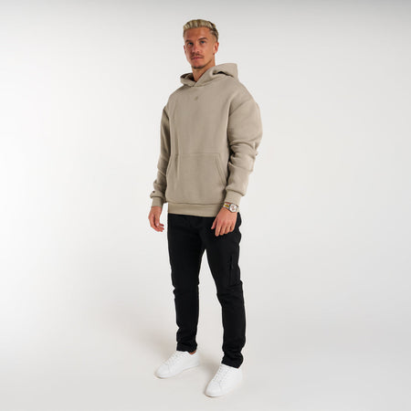 Bee Inspired Medel Cargo Pant in Black, regular fit cargo trousers with a side zip pocket, styled shot