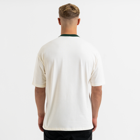 Bee Inspired Willock T-Shirt in Off-White, relaxed fit tee with a collegiate-inspired graphic, front view