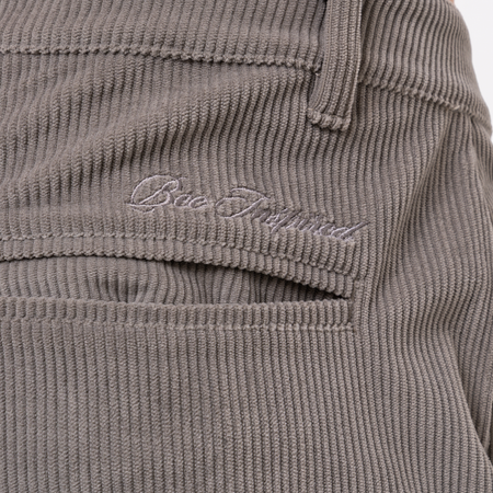 Bee Inspired Zamorano Shorts in Pebble, cord shorts with a soft hand-feel, alternate angle