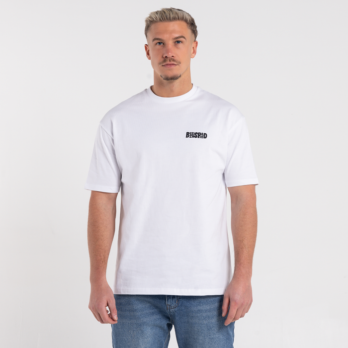 Aguirre T-Shirt - White/Aqua