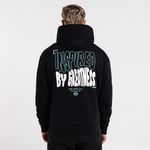 Aguirre Hoodie - Black/Aqua