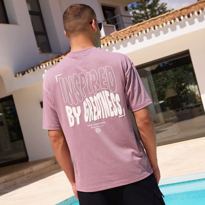 Aguirre T-Shirt - Mauve Dusk / White