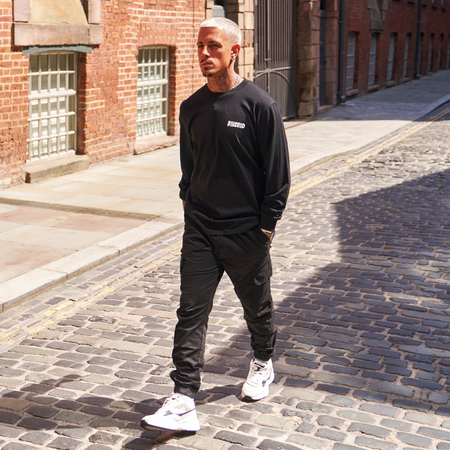 Aguirre Long Sleeve T-Shirt - Black/Cream