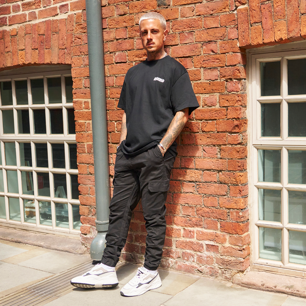 Aguirre Oversized T-Shirt - Black/Cream