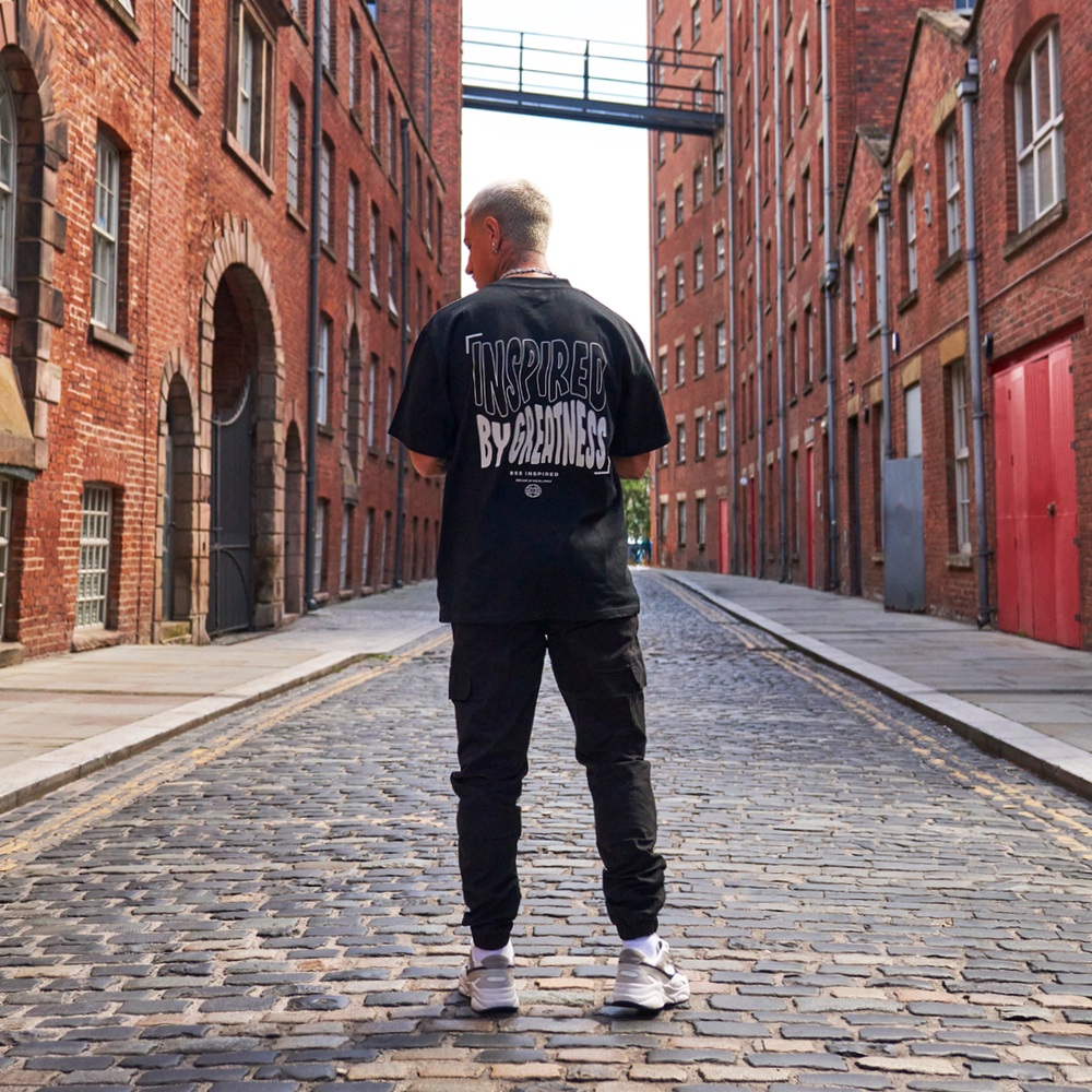 Aguirre Oversized T-Shirt - Black/Cream