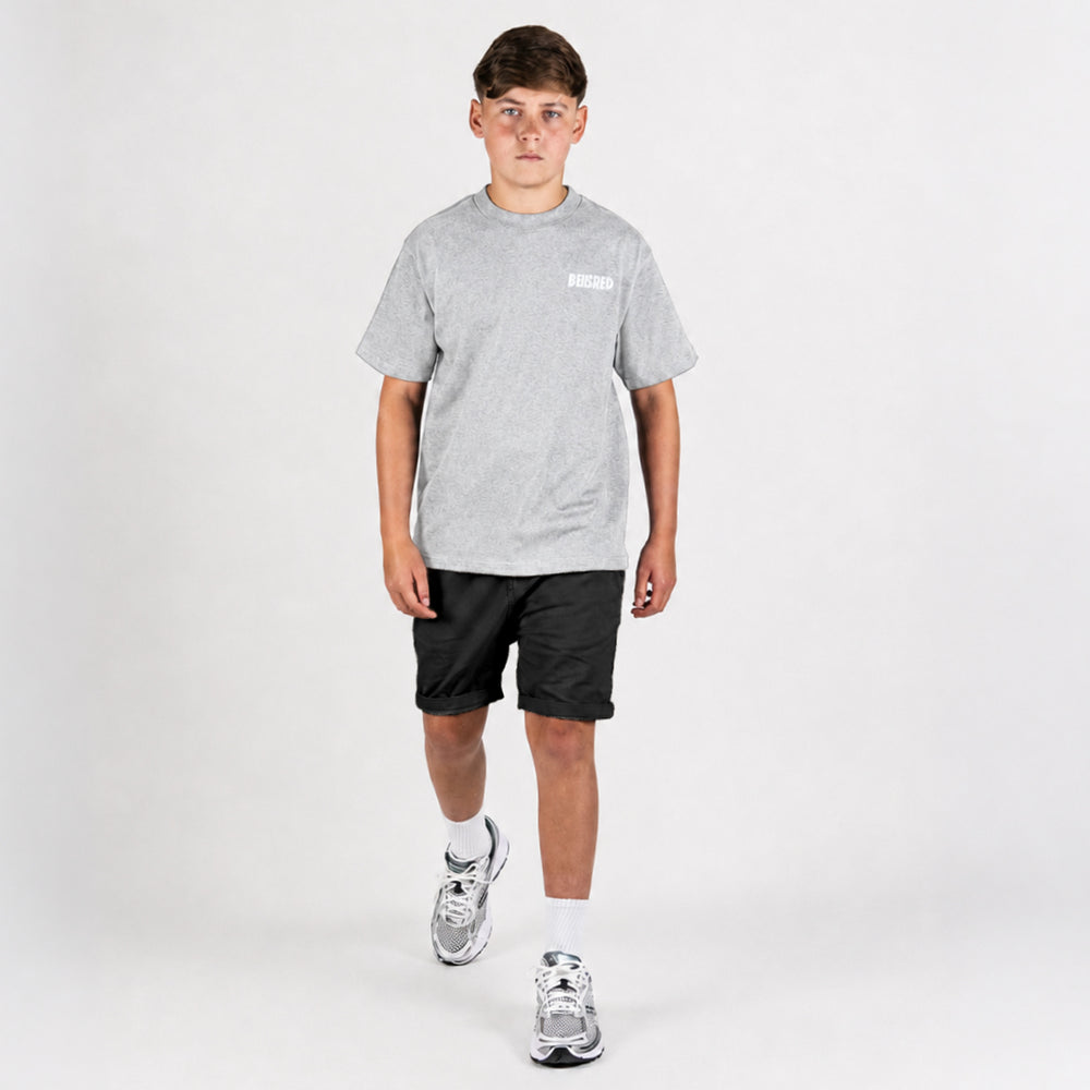 Junior Aguirre T-Shirt - Grey/Aqua
