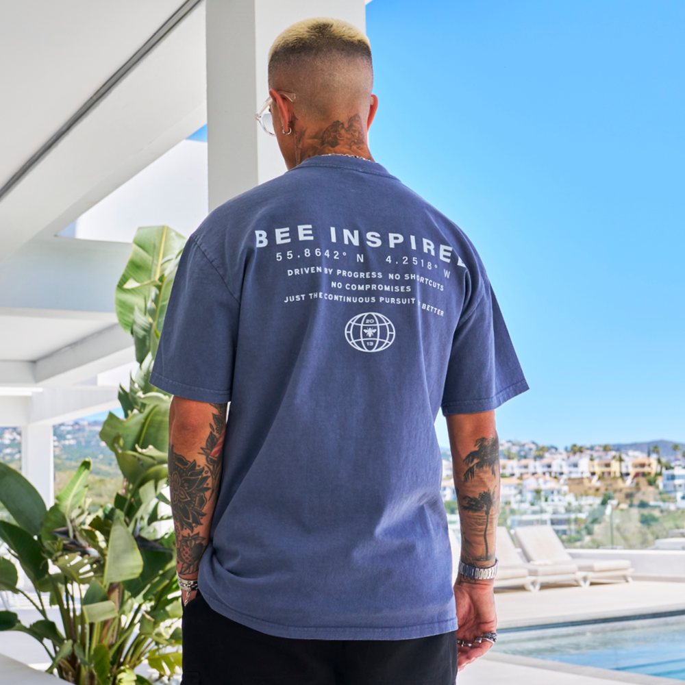 Alonso Oversized T-Shirt - Faded Indigo