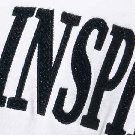 Bee Inspired Sosa T-Shirt in White, relaxed fit tee in premium heavyweight cotton, back view