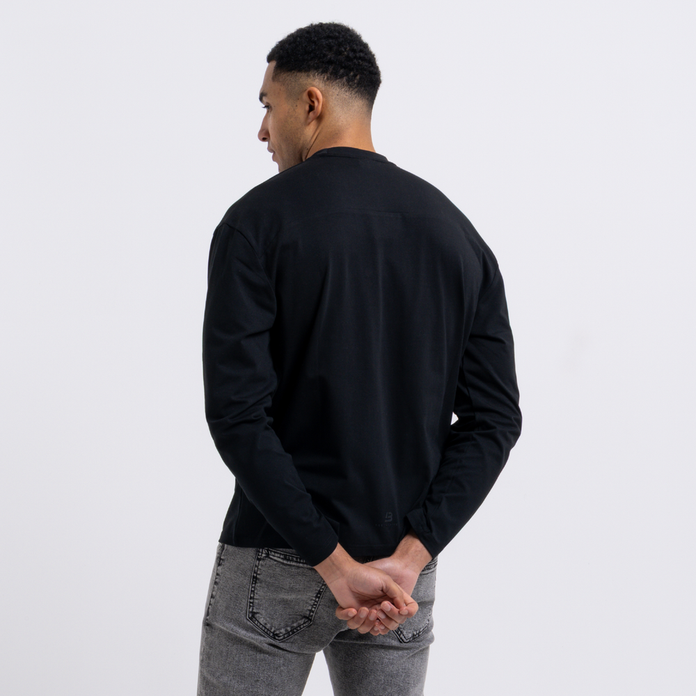 Barella Long Sleeve T-Shirt - Black