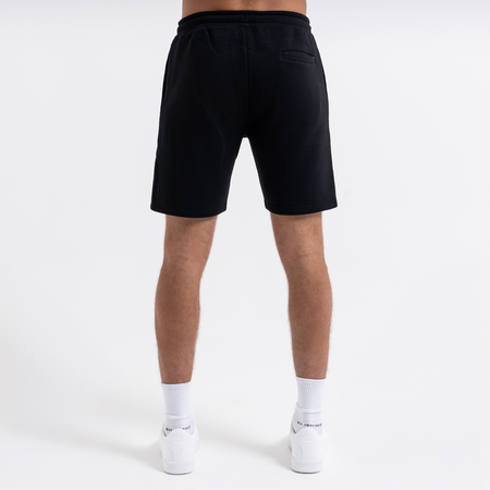 Bee Inspired Diallo Short in Black, regular fit shorts with a soft, durable feel, close-up