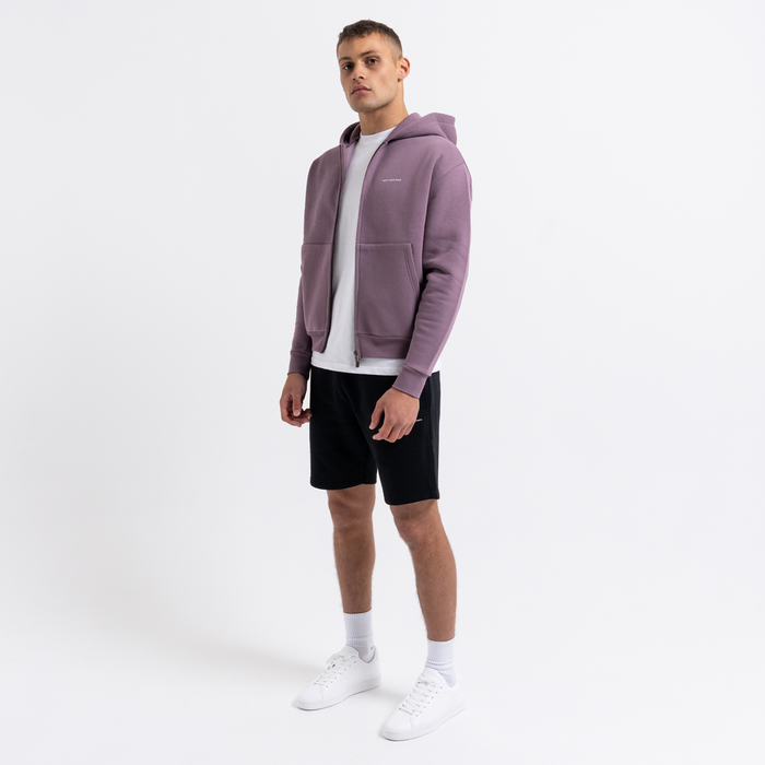 Diallo Zip Hoodie - Mauve Dusk