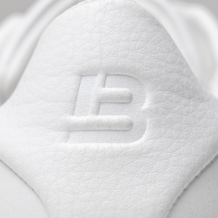 Bee Inspired Ezra Trainer in White, premium trainer in a modern silhouette, front view