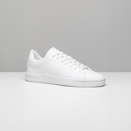 Bee Inspired Ezra Trainer in White, premium trainer in a modern silhouette, front view