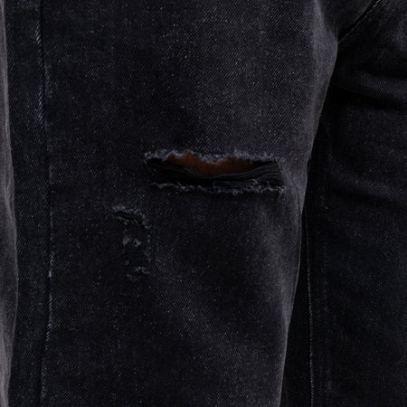 Garnacho Relaxed Jeans - Washed Black