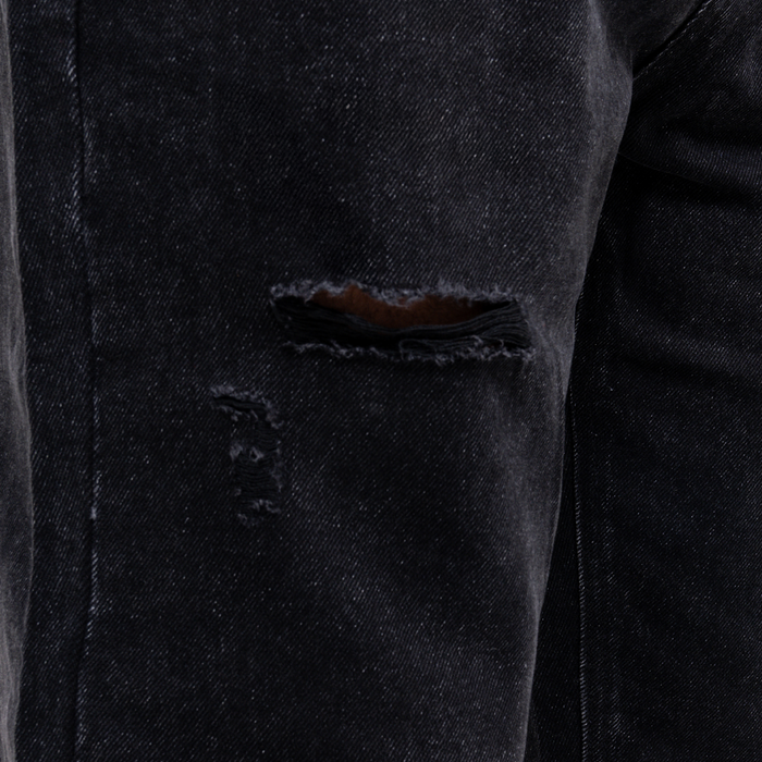 Garnacho Relaxed Jeans - Washed Black