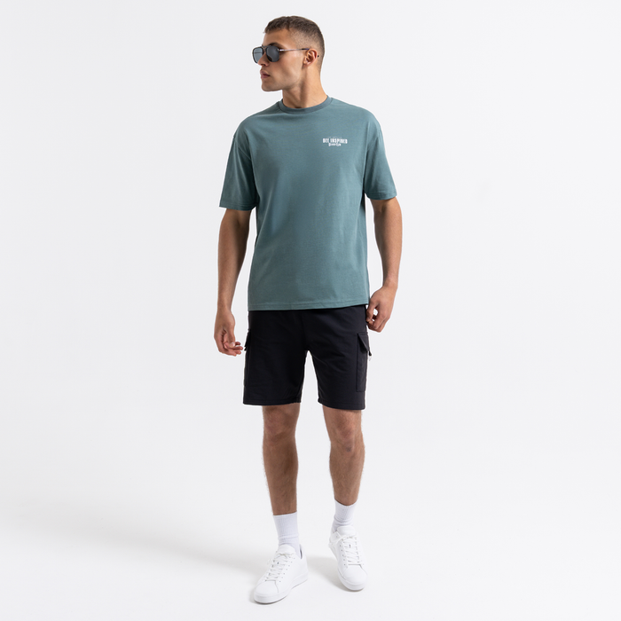 Grealish T-shirt - Teal Dusk