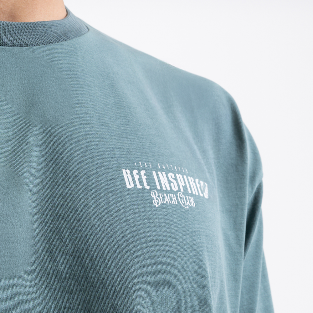 Grealish T-shirt - Teal Dusk