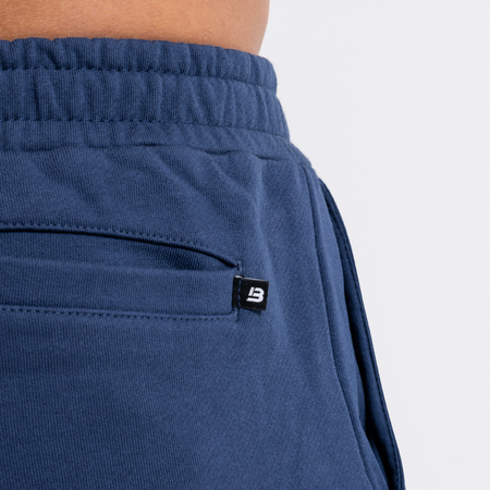 Bee Inspired Hanley Cargo Short in Oceanic, regular fit cargo shorts with an elasticated drawcord waistband, alternate angle