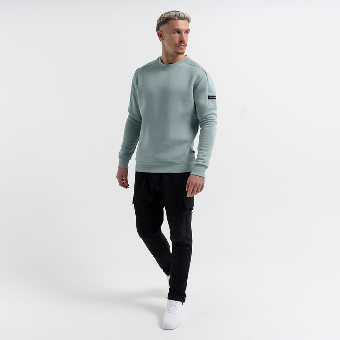 Hartley Crew Sweater - Sage Green