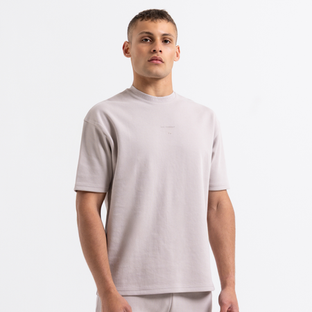 Bee Inspired Henrich T-Shirt in Clay, relaxed fit tee in a cotton polyester blend, front view