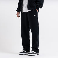 Bee Inspired Initial Jogpant in black, relaxed fit with embroidered B33 branding
