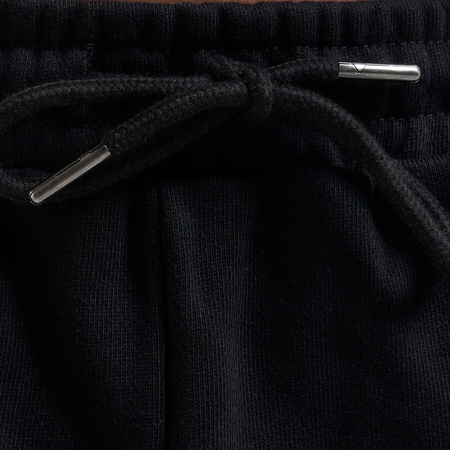 Bee Inspired Initial Short in Black, relaxed fit shorts, part of the B33 Foundations range, alternate angle