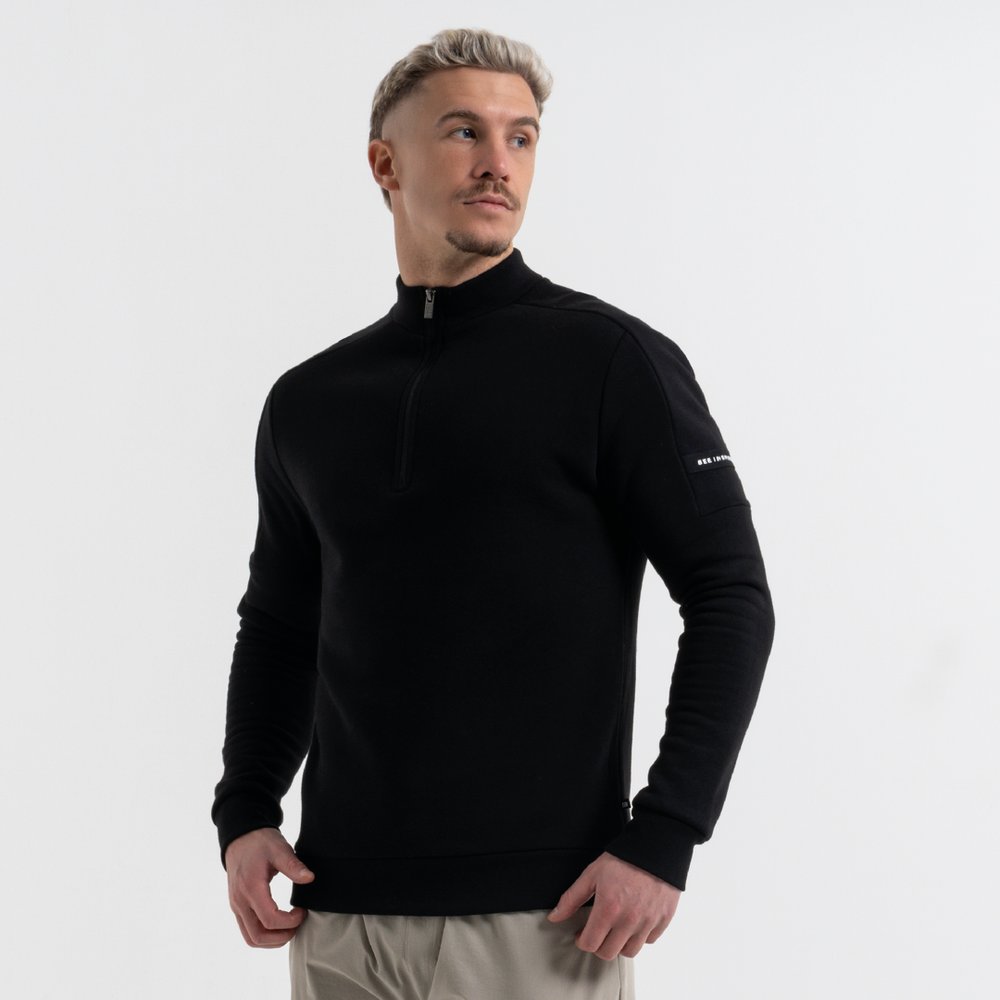 Klose 1/4 Zip - Black