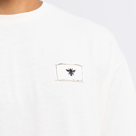 Bee Inspired Legacy Logo T-Shirt in Off-White, tee featuring the Legacy design and signature Bee logo, alternate angle