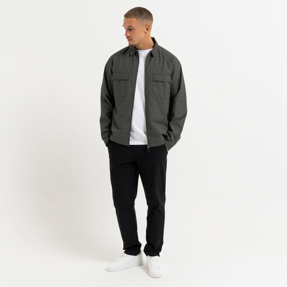 Marshall Jacket in olive showing the regular fit