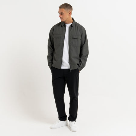 Marshall Jacket in olive showing the regular fit
