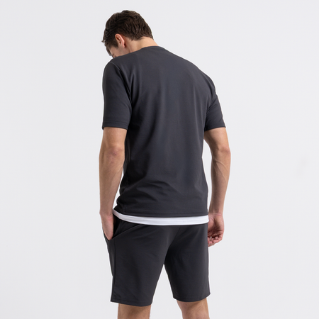 Bee Inspired Masina T-Shirt in Charcoal, relaxed fit tee, part of the Masina twin set, styled shot