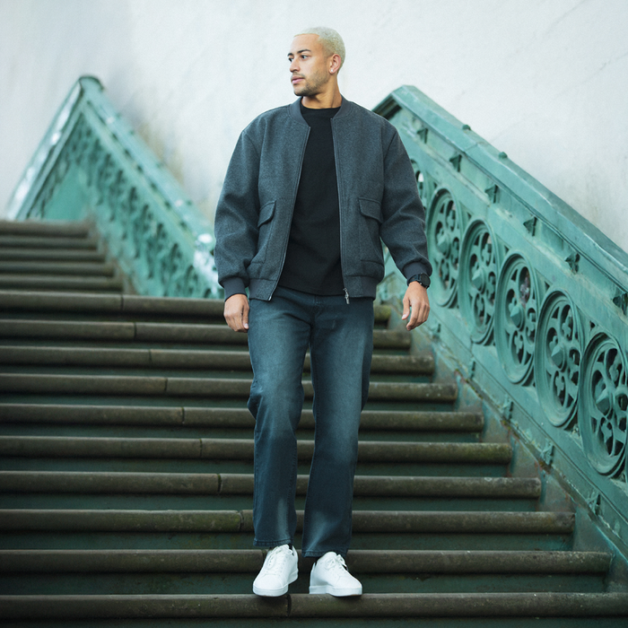 Sibbick Bomber Jacket - Charcoal