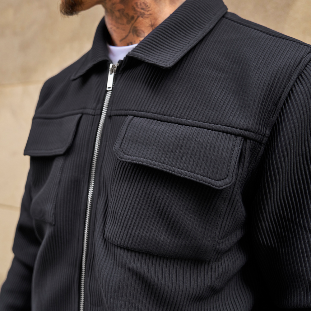 Black Mateta full zip jacket product detail