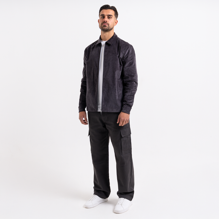 Milner Cord Jacket - Gunmetal