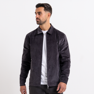 Milner Cord Jacket - Gunmetal