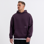 Initial Hoodie - Plum