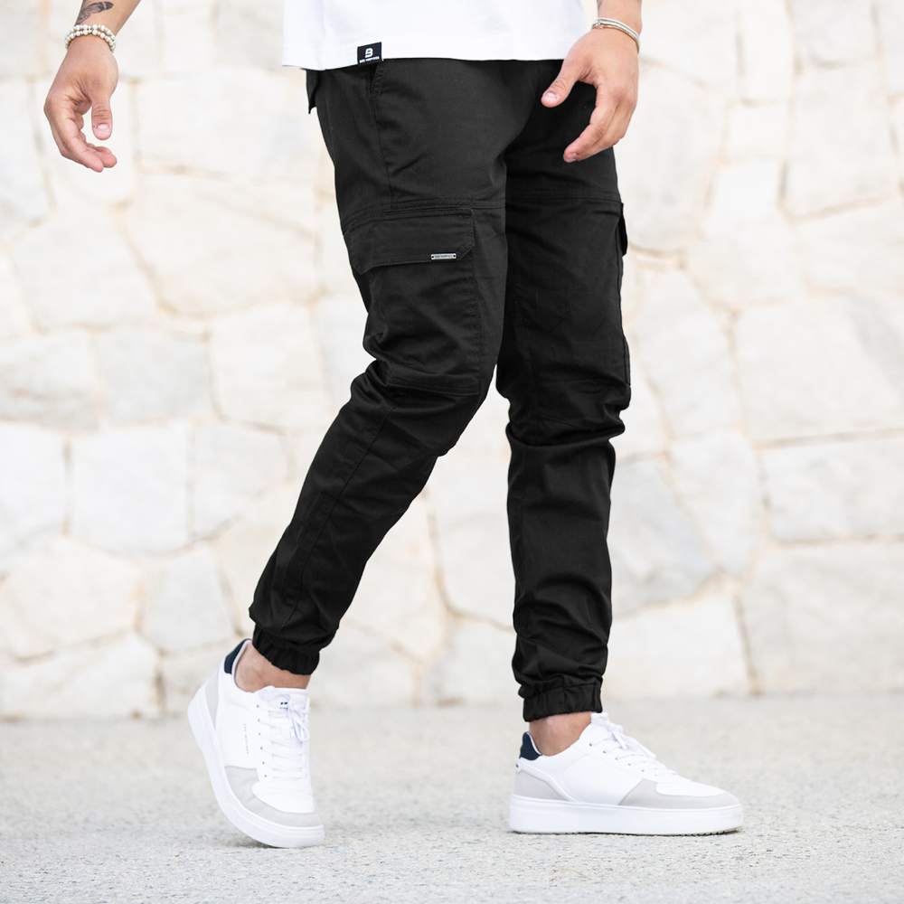 Rivero Cargo Pants - Black