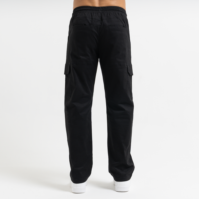 Rivero Relaxed Cargo Pants - Black