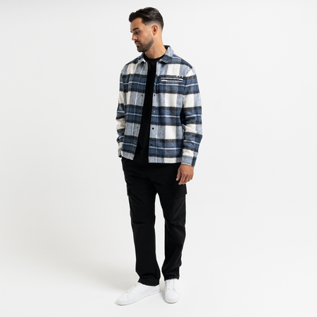 Bee Inspired Rivero Relaxed Cargo Pants in Black, relaxed fit cargo trousers with multiple utility pockets, styled shot