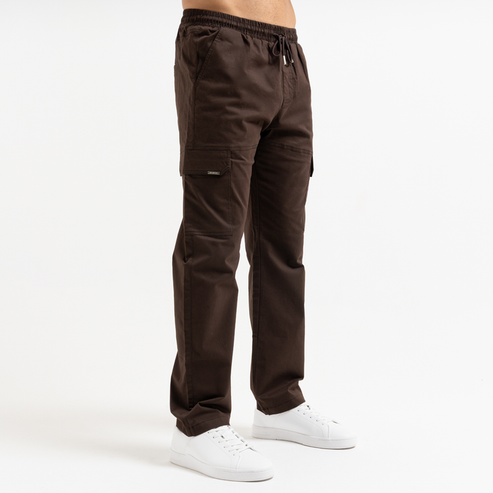 Rivero Relaxed Cargo Pants - Coffee