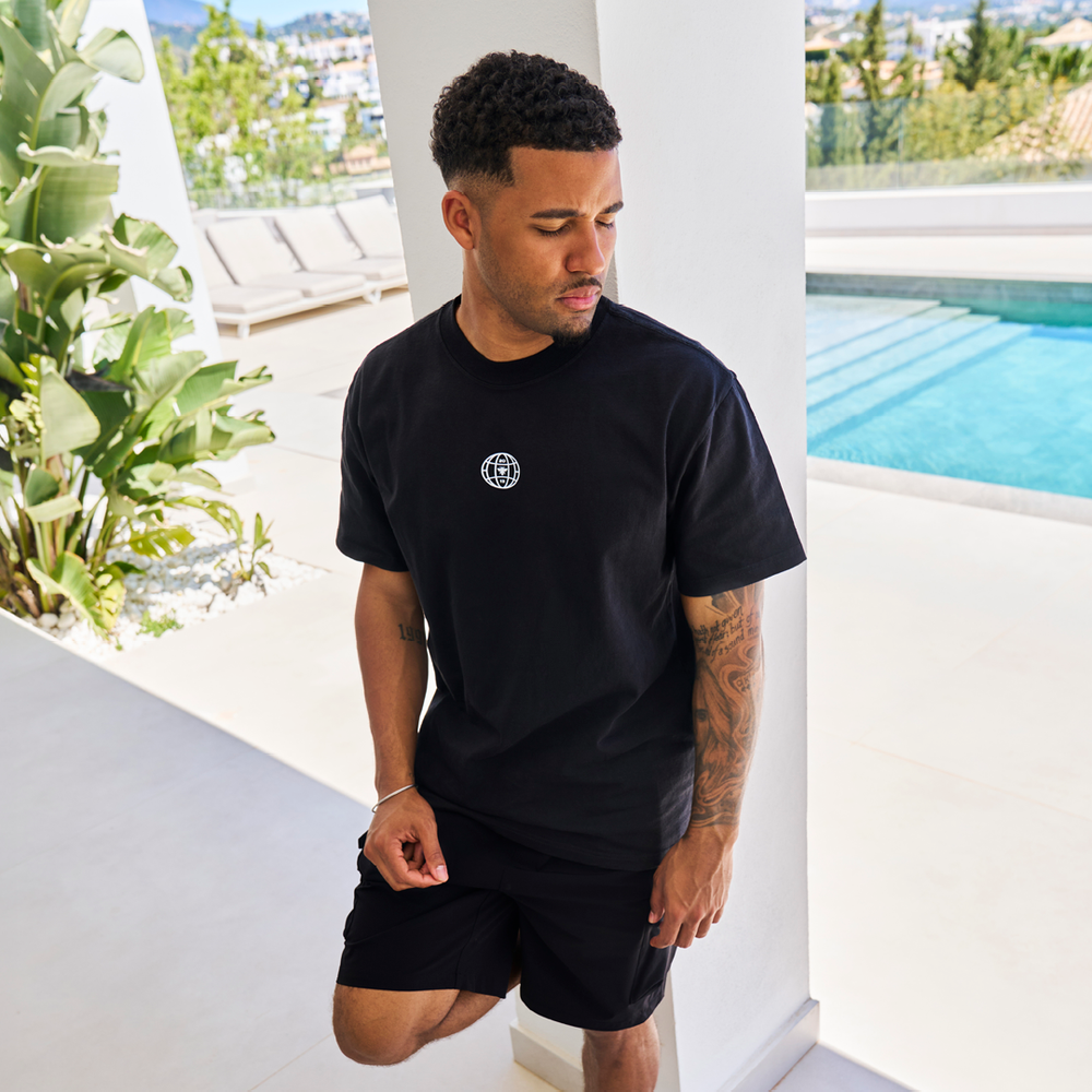 Sagna Oversized T-Shirt - Faded Black