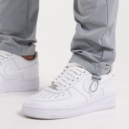 Bee Inspired Sakai Cargo Pants in Concrete, regular fit cargo trousers, styled shot