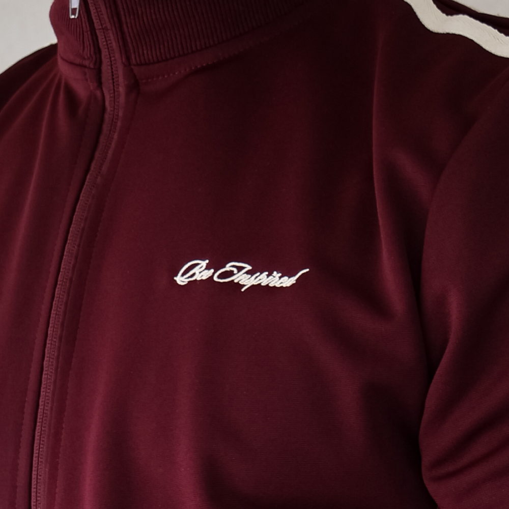 Sanchez Track Top - Burgundy
