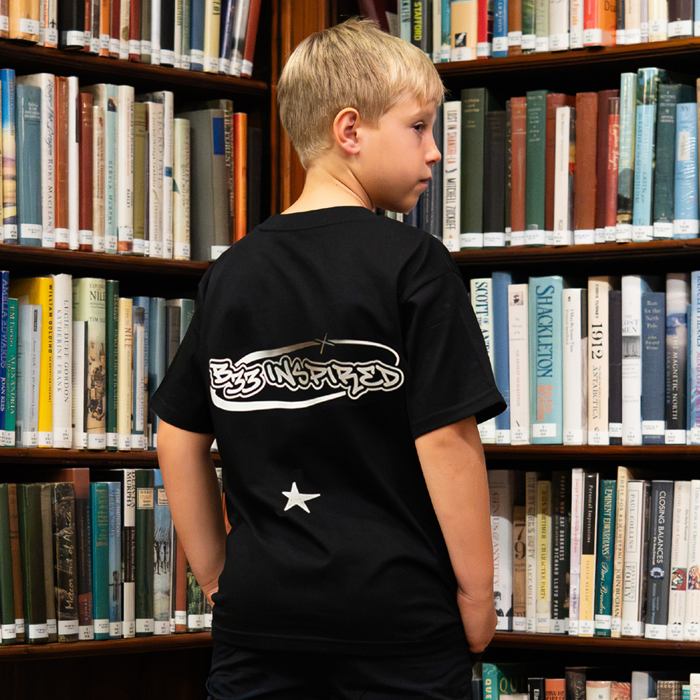 Junior Senesi T-Shirt- Black/Ecru