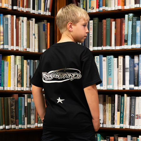 Junior Senesi T-Shirt- Black/Ecru